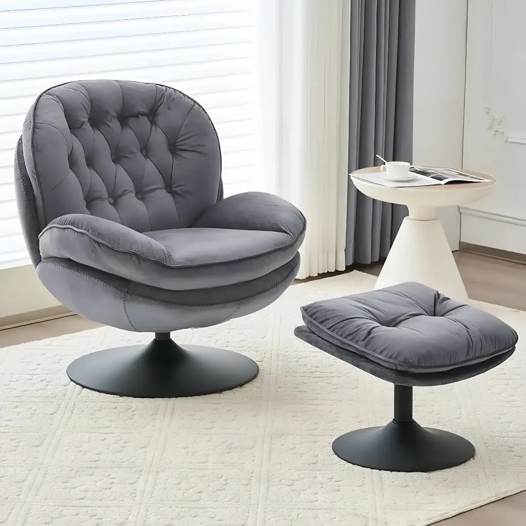 1753362939-1-Photoroom Brita - Loungefåtölj med bekvämt fotstöd - Bild 1