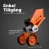 FM6DD Kompakt 6HK Bensindriven flishugg – Direktdriven, Roterbar behållare, Flis upp till 50 mm - Bild 7